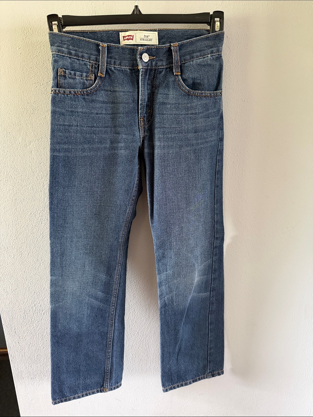 Levi's 515 Boy’s Straight Jeans in Medium Blue Denim